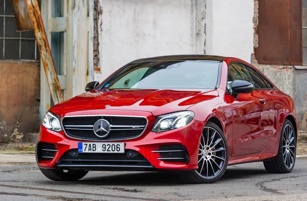 Πράγα Τσεχία Φεβρουαρίου 2019 Mercedes Benz E53 Amg Στην Πράγα — Φωτογραφία Αρχείου