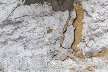 Eski beton duvar, doğal doku. Hafif arkaplan. Gölgeler.