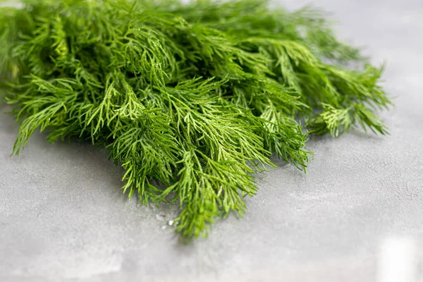 Verduras Frescas Para Ensalada Eneldo Perejil Bueno Para Salud Sobre — Foto de Stock