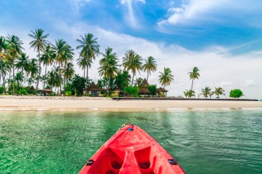Beautiful nature scenic landscape of paradise tropical island vi