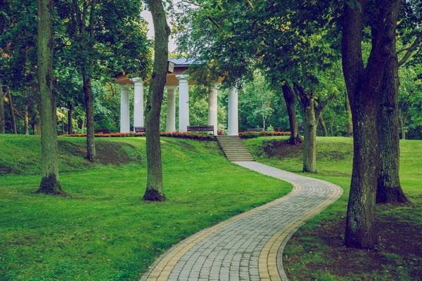 Park in Riga, Ziemelblazma. — Stock Photo, Image