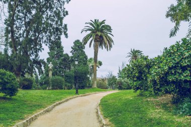 Barselona şehir merkezinde, İspanya.