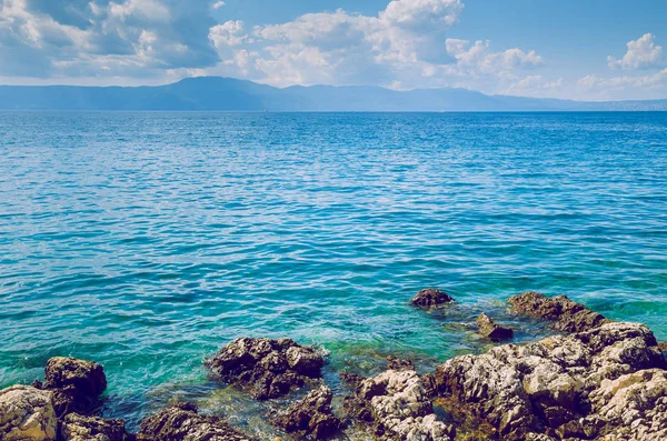 Serata di relax al mare in Croazia . — Foto Stock