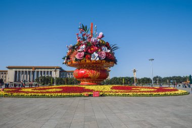 Pekin, Çin, sokak görünümü.