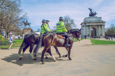 Londra, İngiltere, 2017, sokak görünümü. 