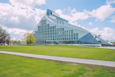 Letonya Milli Kütüphanesi, Riga, Letonya, 2017.