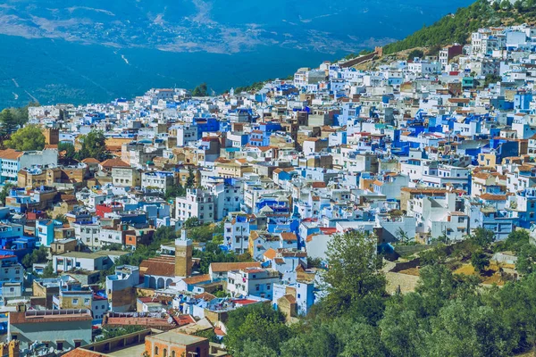 Chefchaouen, Marocco, 2013. Весна в Африке. Вид на природу — стоковое фото