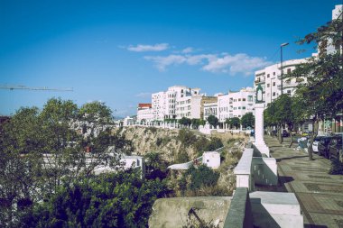 Şehir Tetuan, Marocco, 2013. Bahar Afrika. Görünüm strets, doğa