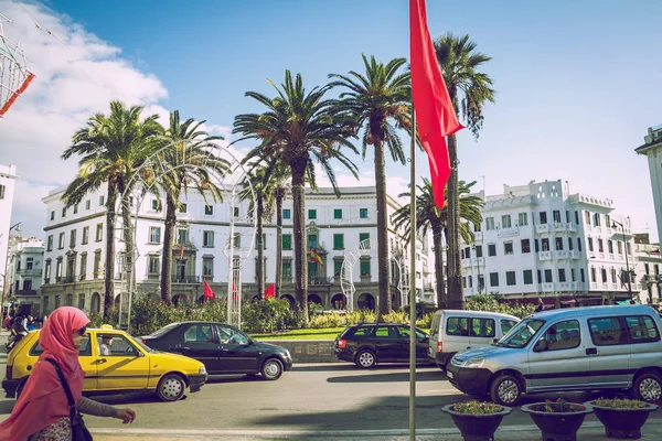 Stadt Tetuan, Marokko, 2013. Frühling in Afrika. Blick streckt, Natur — Stockfoto