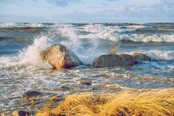 Буря в Балтийском море . — стоковое фото