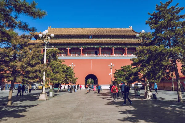 Praça Tiananmen, China, 2016 outono . — Fotografia de Stock