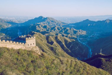 Pekin Çin duvarına.