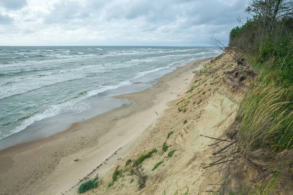 Балтийское море в Юркалне, Латвия 2017 . — стоковое фото