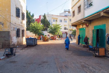 Afrika, Fas,: chefchaouen, tepeler ve ev. 2013