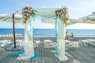 Düğün dekorasyonu, Rusya, Soci, deniz ve halklar. 2014