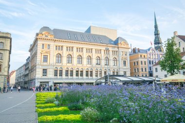 Letonya, Riga, eski şehir merkezi, halklar ve mimarisi. 2017