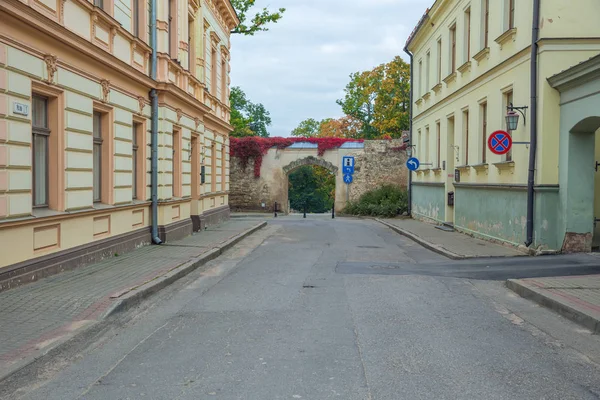 Old town, city, castle  and park in Cesis, Latvia. 2017 — Stock Photo, Image