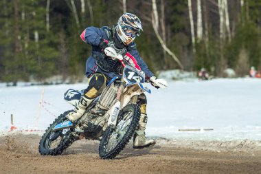 Letonya, Raiskums, kış motokros, Skioring, sürücüleri motorlu