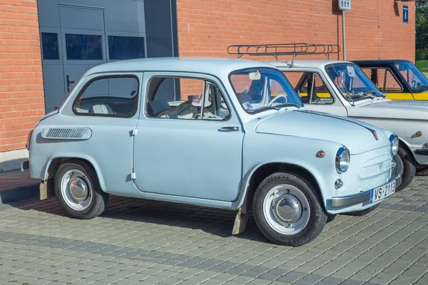 Festival de coches Oldtimer, ZAZ, museo del motor, Letonia, Riga. 2017 — Foto de Stock