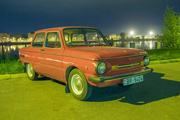 Oldtimer car festival, ZAZ, city Koknese, Latvia. Ретро-автомобили 2012 . — стоковое фото