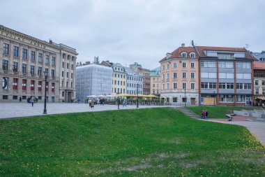 Letonya, Riga, eski şehir merkezi, halklar ve mimarisi. 2017