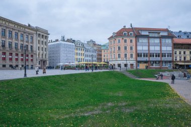 Letonya, Riga, eski şehir merkezi, halklar ve mimarisi. 2017