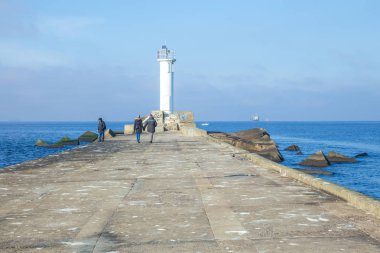 Letonya, Riga, Baltık Denizi, köstebek, dalga, yat. 2017