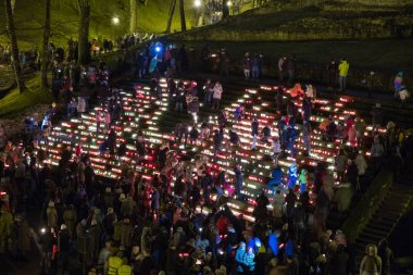 Letonya kutlamak Lacplesa gün.