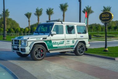 Dubai, Birleşik Arap Emirlikleri, 15.11.2015 güneşli bir günde Kentsel şehir,