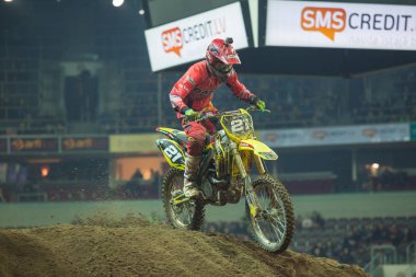 City Riga, Letonya, yer Arena Riga, Kapalı Yüzme motocross.
