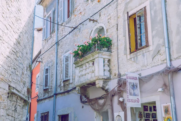 Pula, Croatia, 2016, Street view. Old street with love emotion.