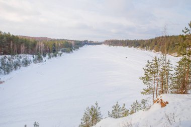 Eski kum ocağı ve kule City Ogre. Seyahat fotoğraf. 2018
