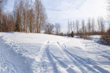 Letonya, Rauna, kar ve soğuk weater. 