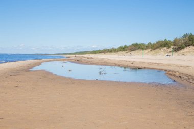 Bahar Carnikava, Letonya Baltık denizde. 2018