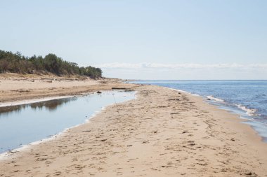 Bahar Carnikava, Letonya Baltık denizde. 2018