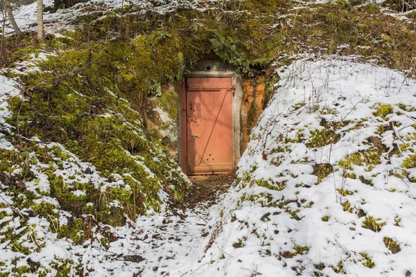 City Ligatne Lettland Sand Källare Vid Floden Tidigare Lagrades Livsmedel — Stockfoto