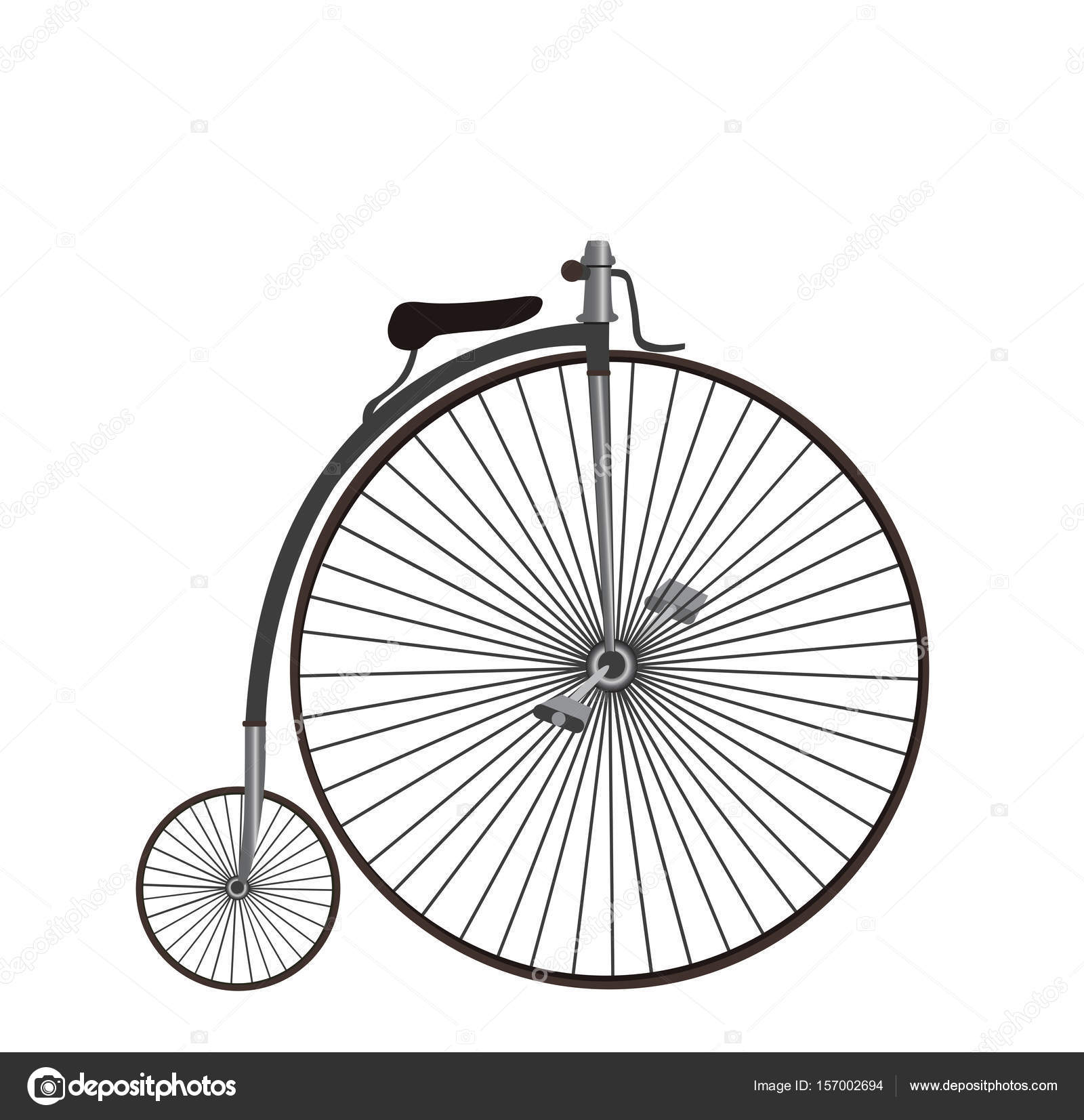 penny farthing high wheel bicycle