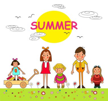 Çocuk-yaz erkek ve kız grubudur. Çocuk yaz tatil