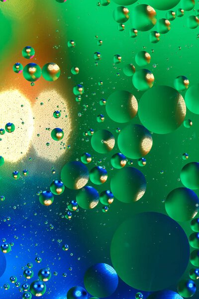 Colorful artificial background with bubbles.