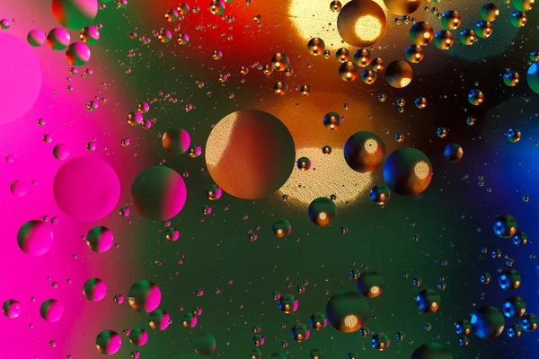 Барвистий штучний фон з бульбашками . — стокове фото