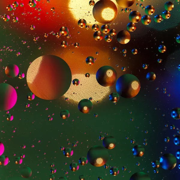 Színes mesterséges háttér buborékok. — Stock Fotó