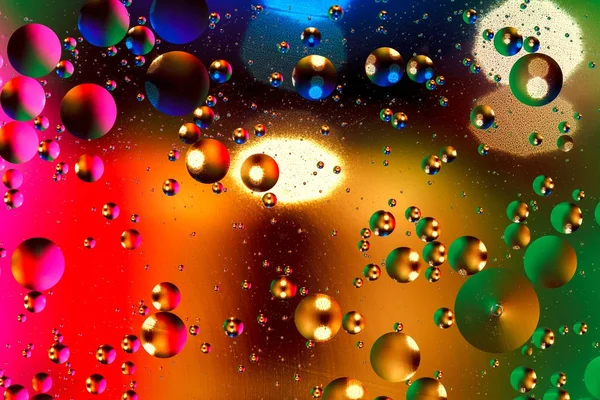 Fundo artificial colorido com bolhas . — Fotografia de Stock