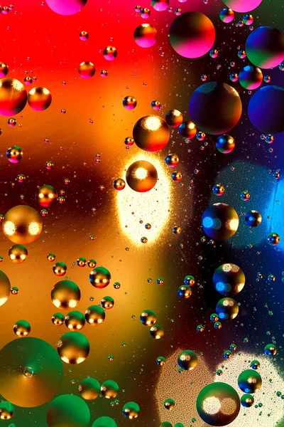 Fundo artificial colorido com bolhas . — Fotografia de Stock