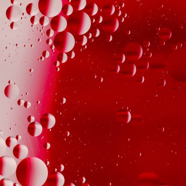 Kabarcıkları ile renkli yapay arka plan.