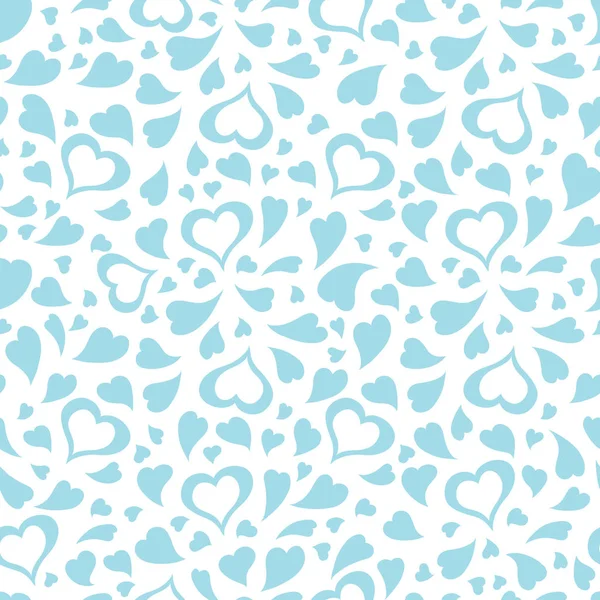 Seamless pattern colorful hearts — Stock Vector