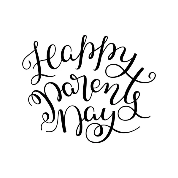 Happy ouders Day hand belettering. — Stockvector