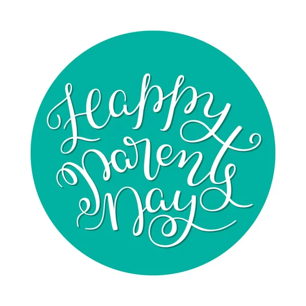 Happy ouders Day hand belettering. — Stockvector