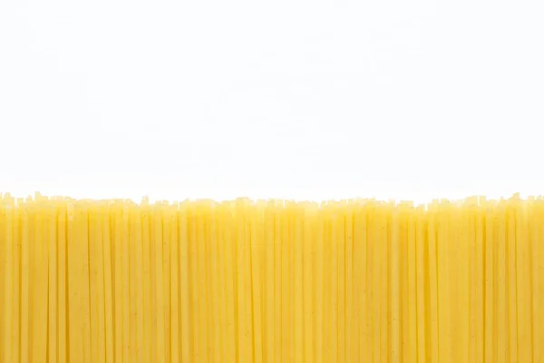 Pasta Spaghetti Auf Weißem Hintergrund — Stockfoto