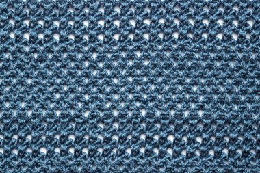 yün örülmüş mavi arkaplan dokusu
