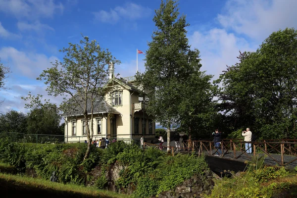 Herrgården i Edvard Grieg, Troldhaugen — Stockfoto